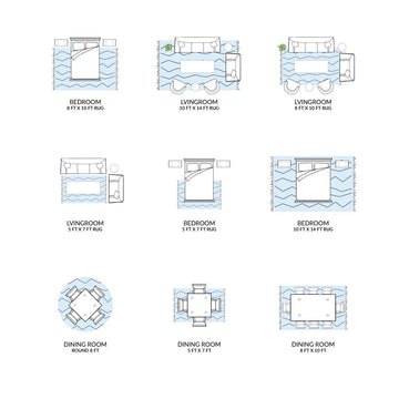 Grid Modern Squares Indoor/outdoor Area Rug